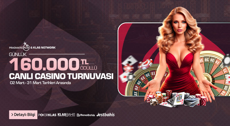 Pragmatic Play & Klas Network Özel Canlı Casino Turnuvası