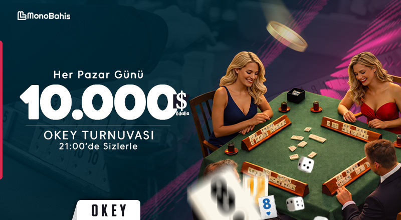 Okey Turnuvaları 10.000$ Ödüllü
